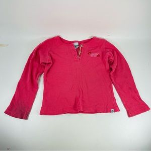 OshKosh Girls Pink Thermal Long Sleeve Short Size 5